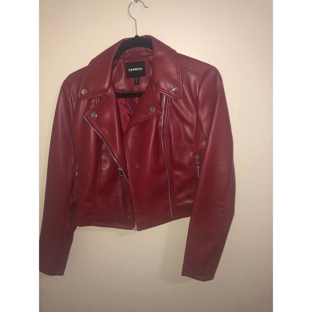 RED LEATHER JACKET
